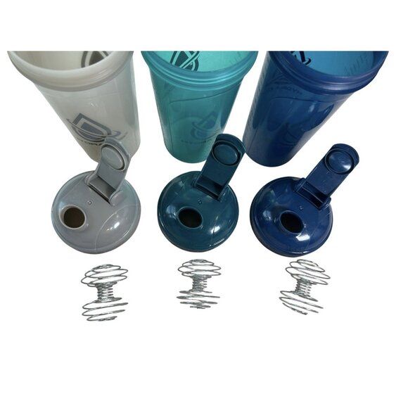 Hydra Cup Pack Of 3 25 Oz Shaker Drink Bottles W/lids & Mixer Balls To-go Cups - Picture 6 of 7